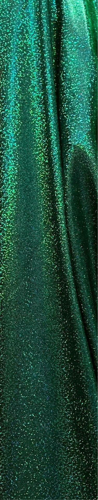 Shiny Mystique w/hologram foggy foil nylon spandex 4-stretch 58/60”Sold by the YD.Ships worldwide from Los Angeles California USA