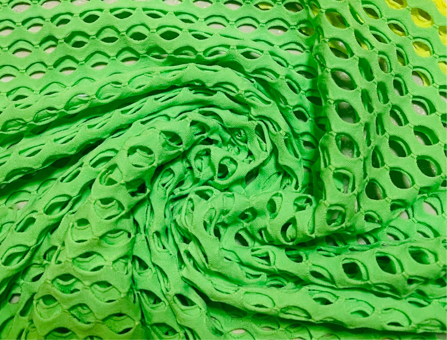 Diamond fishnet mesh nylon spandex 4-stretch 58/60”sold by the YD.ships worldwide from Los Angeles California USA