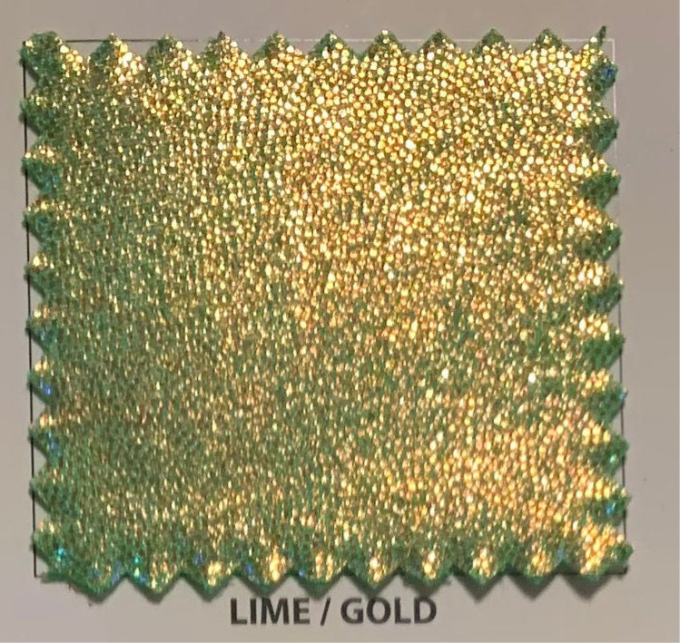Mystique nylon spandex w/hologram foggy foil 4way stretch 58/60”sold by the YD. ships worldwide from Los Angeles California USA