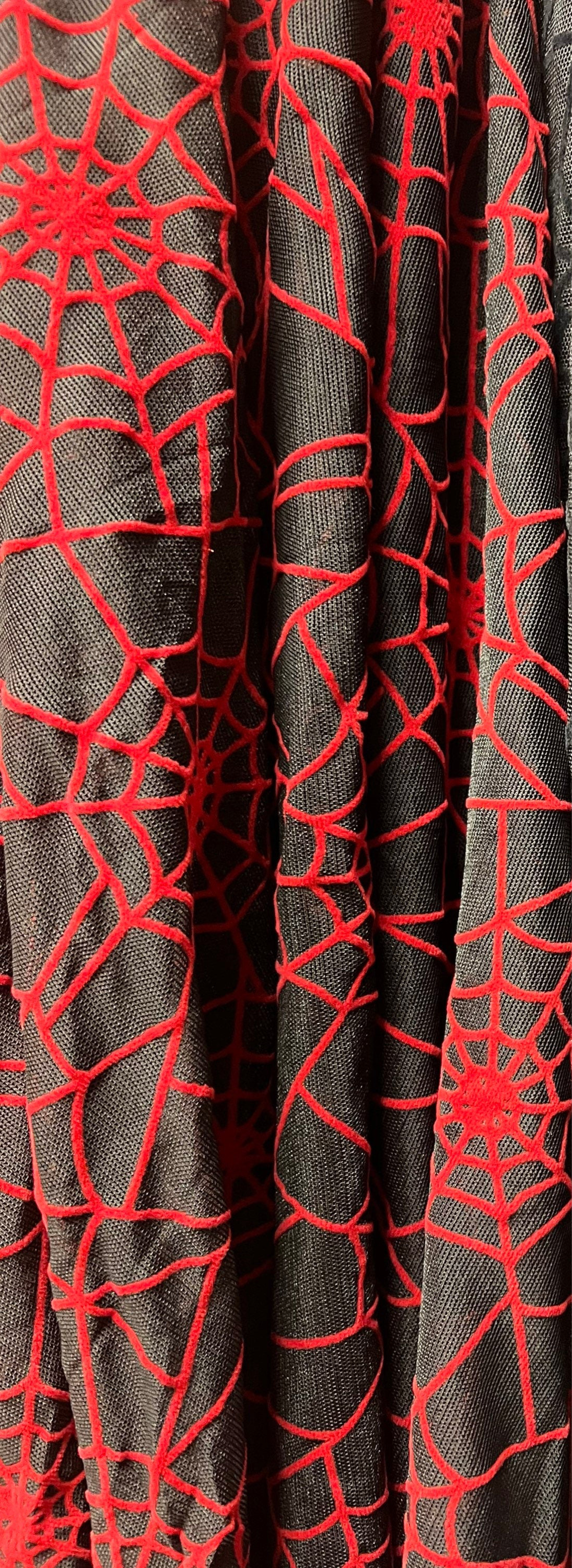 New spider web pattern design print on power mesh nylon spandex 4-way stretch 58/60”Sold by the YD.Ships worldwide from Los Angeles USA