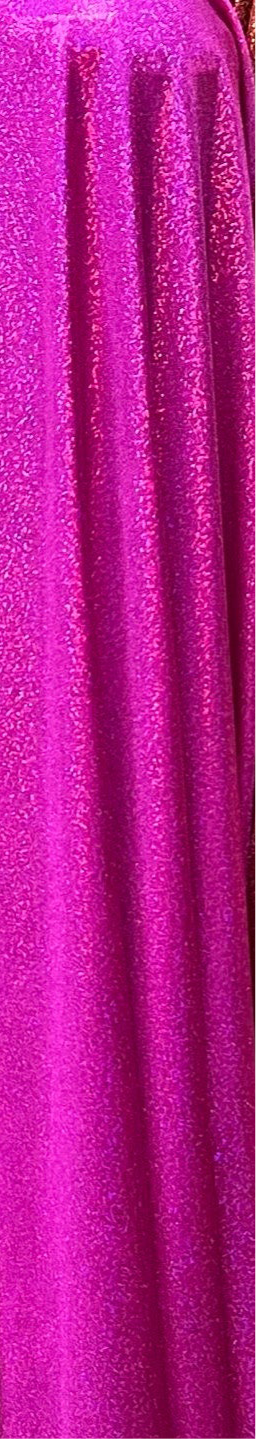 Shiny Mystique w/hologram foggy foil nylon spandex 4-stretch 58/60”Sold by the YD.Ships worldwide from Los Angeles California USA
