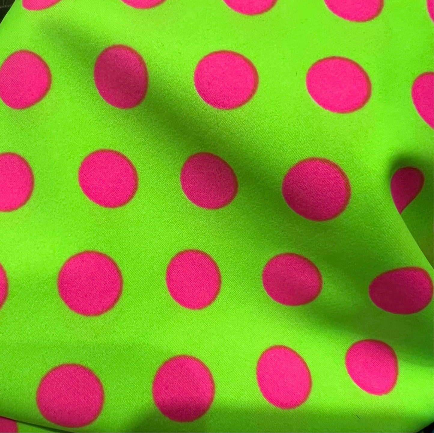 Polka dot pattern design print on the best quality of nylon spandex 4-way stretch 58/60”sold by the YD. Ships worldwide from Los Angeles C.A