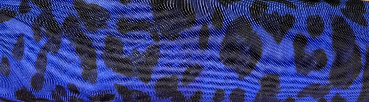 New Leopard pattern design print on power mesh nylon spandex 4-stretch 58/60”Sold by the YD.Ships worldwide from Los