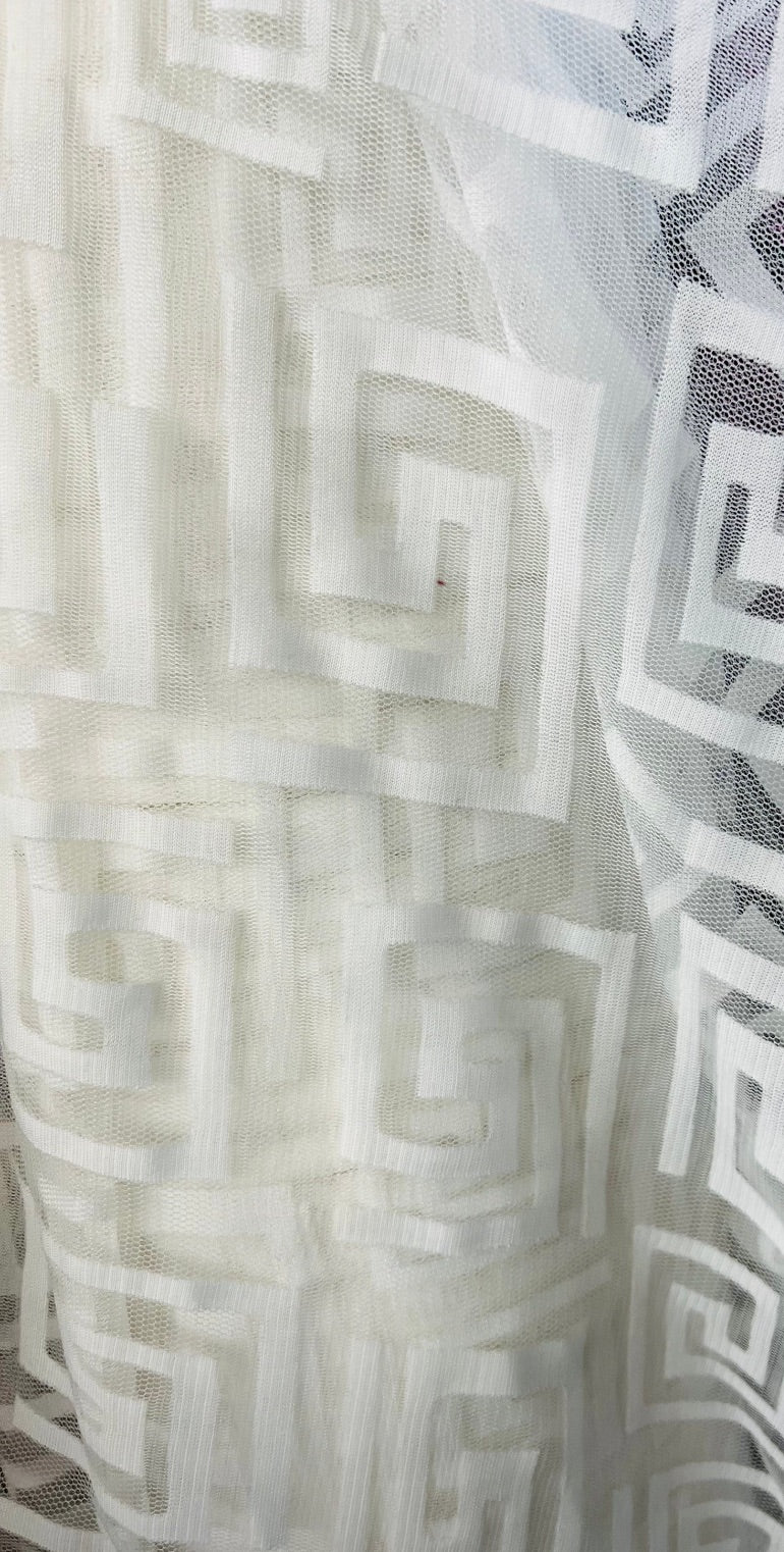 New brand design print on power mesh nylon spandex