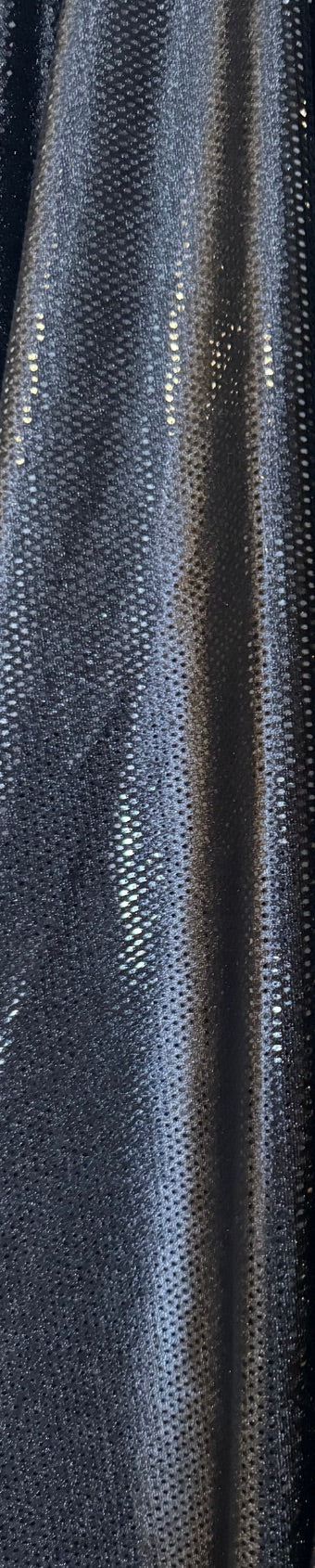 Luxury shiny dots metallic stretch velvet 4-way stretch 58/60”Sold by the YD. Ships worldwide from Los Angeles California USA.
