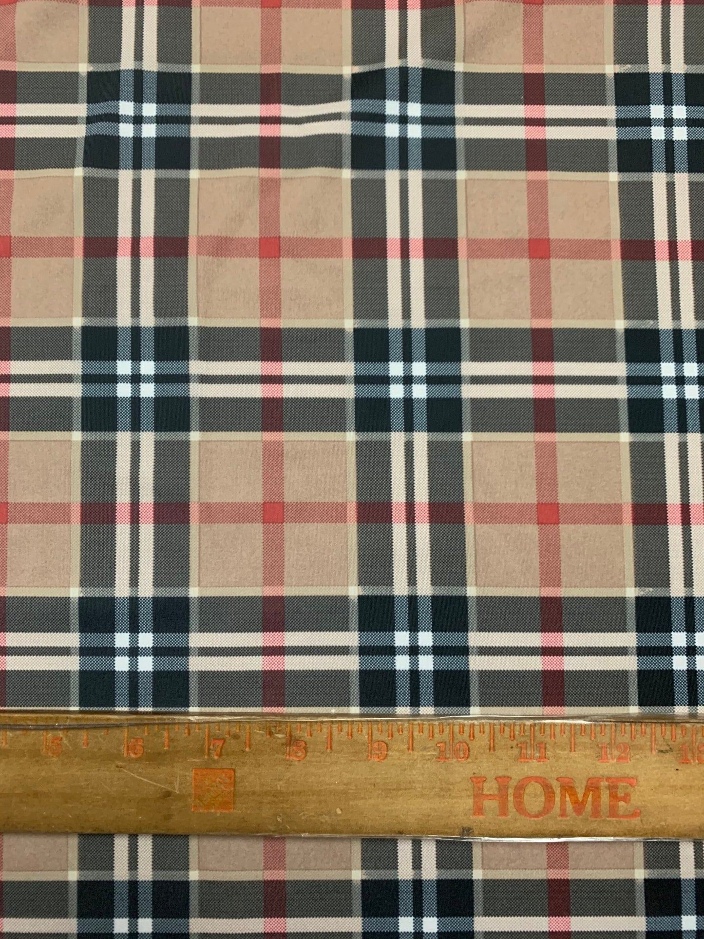Pretty plaid tartan design print on the best quality nylon spandex 4-way stretch 58/60”sold by the YD. ships worldwide from Los Angeles CA