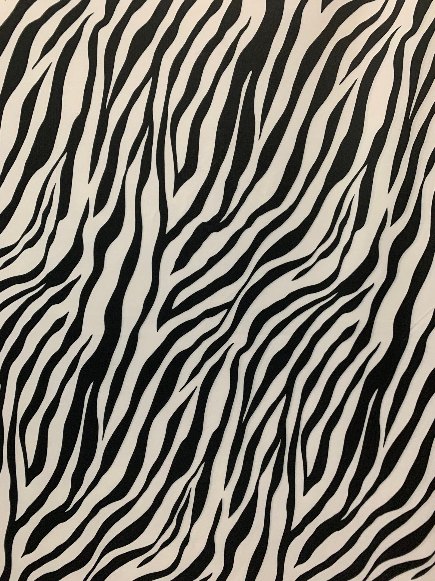 Zebra skin design print on the best quality of nylon spandex 4-way stretch 58/60”sold by the YD.ships worldwide from Los Angeles CA USA.