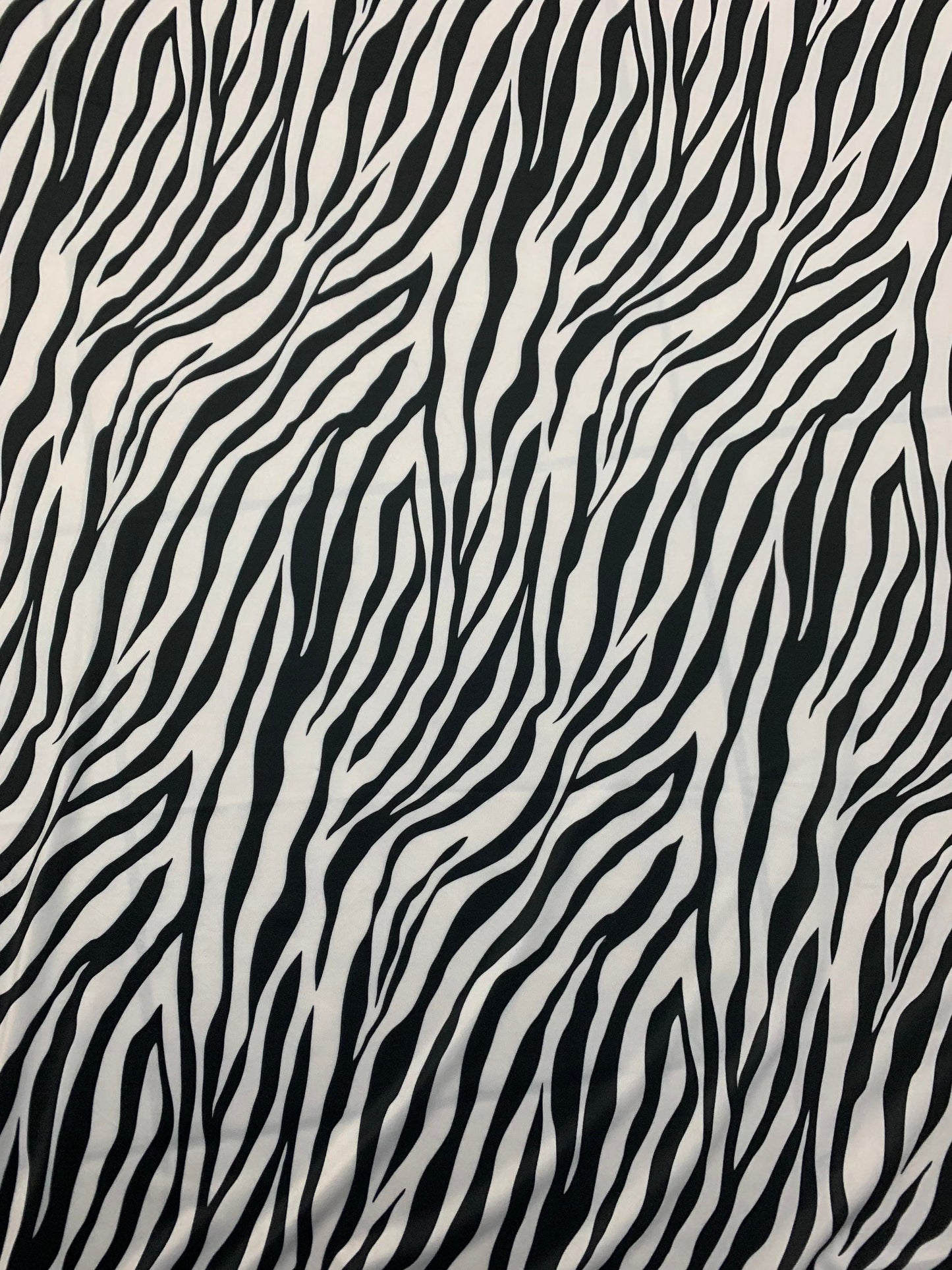 Zebra skin design print on the best quality of nylon spandex 4-way stretch 58/60”sold by the YD.ships worldwide from Los Angeles CA USA.