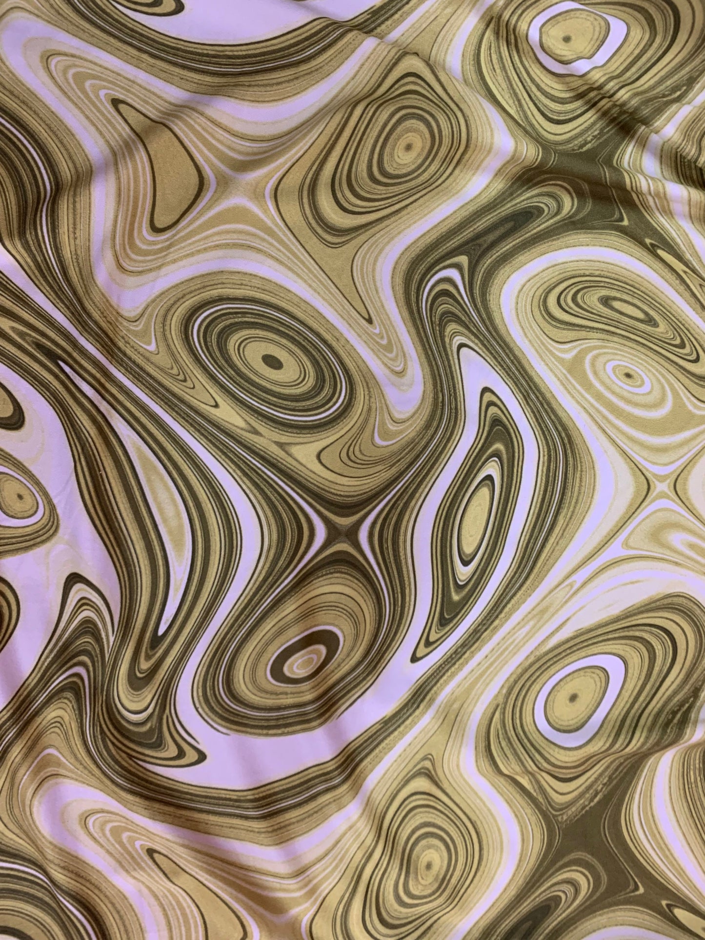 Lava abstract design print on the best quality of nylon spandex 4-way stretch 58/60”sold by the YD.ships Worldwide from Los Angeles CA USA.