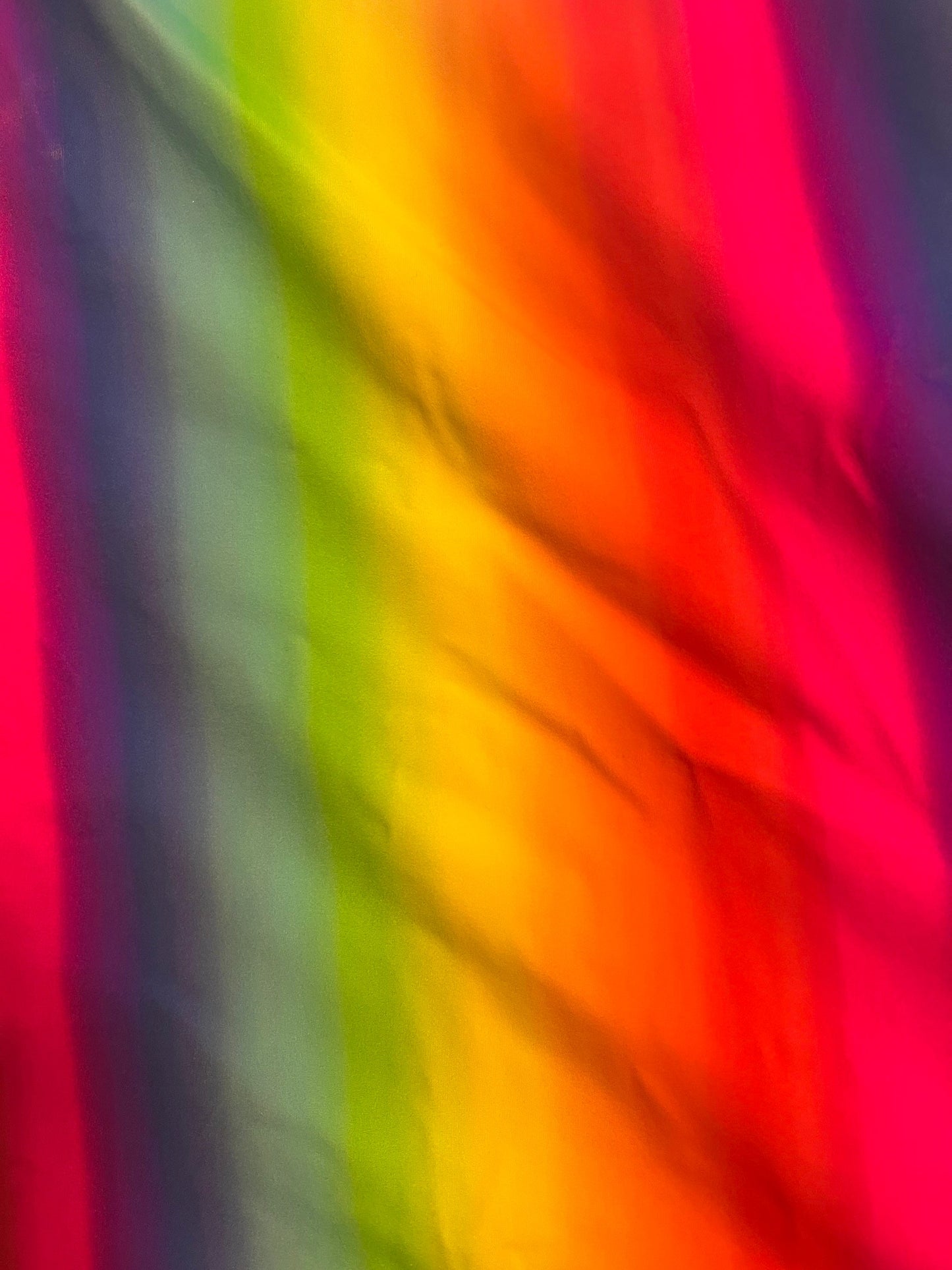 New Rainbow neon colors design print on the best quality of nylon spandex 4-stretch 58/60”sold by the YD. Ships worldwide from LA CA.