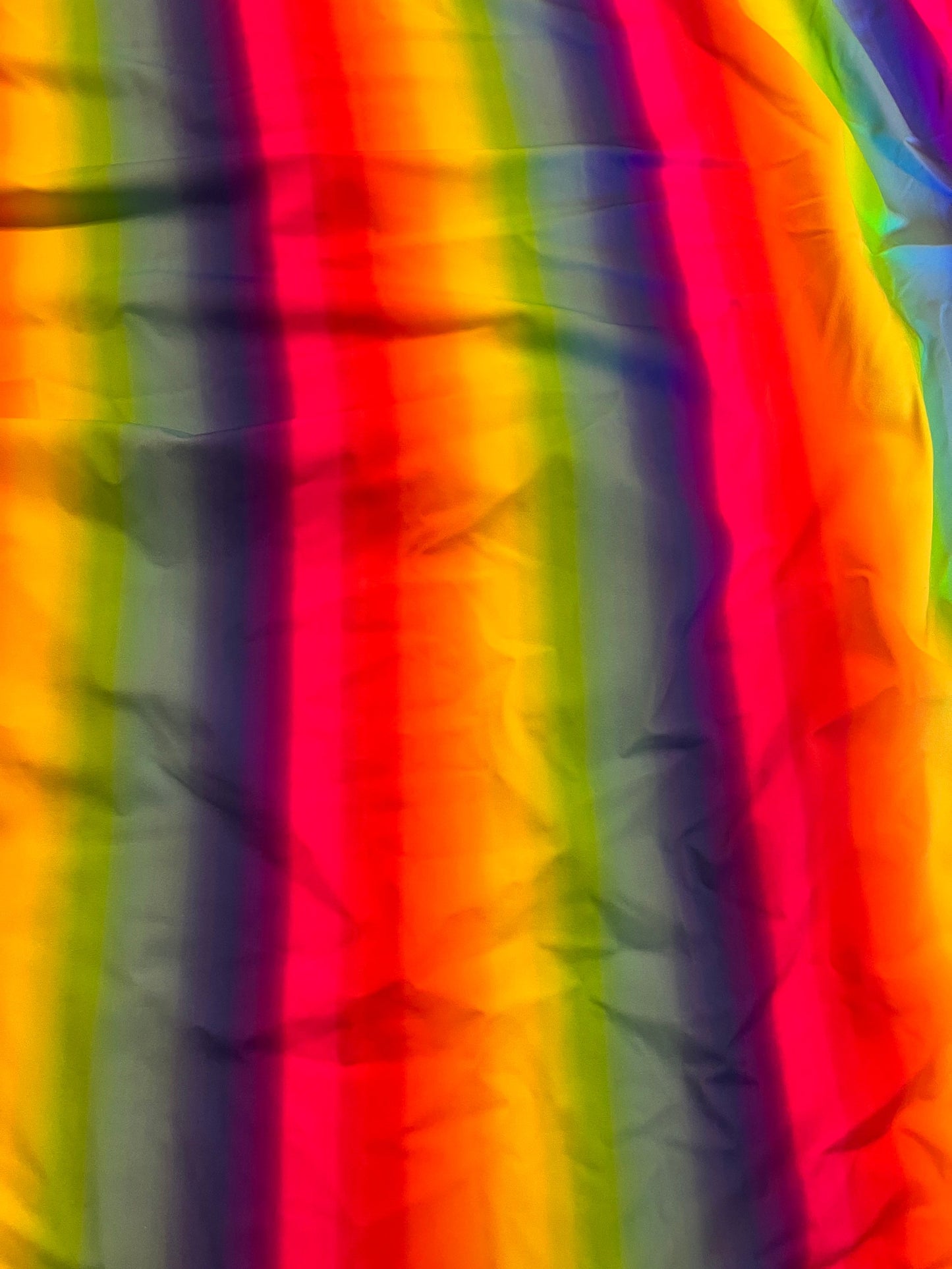 New Rainbow neon colors design print on the best quality of nylon spandex 4-stretch 58/60”sold by the YD. Ships worldwide from LA CA.