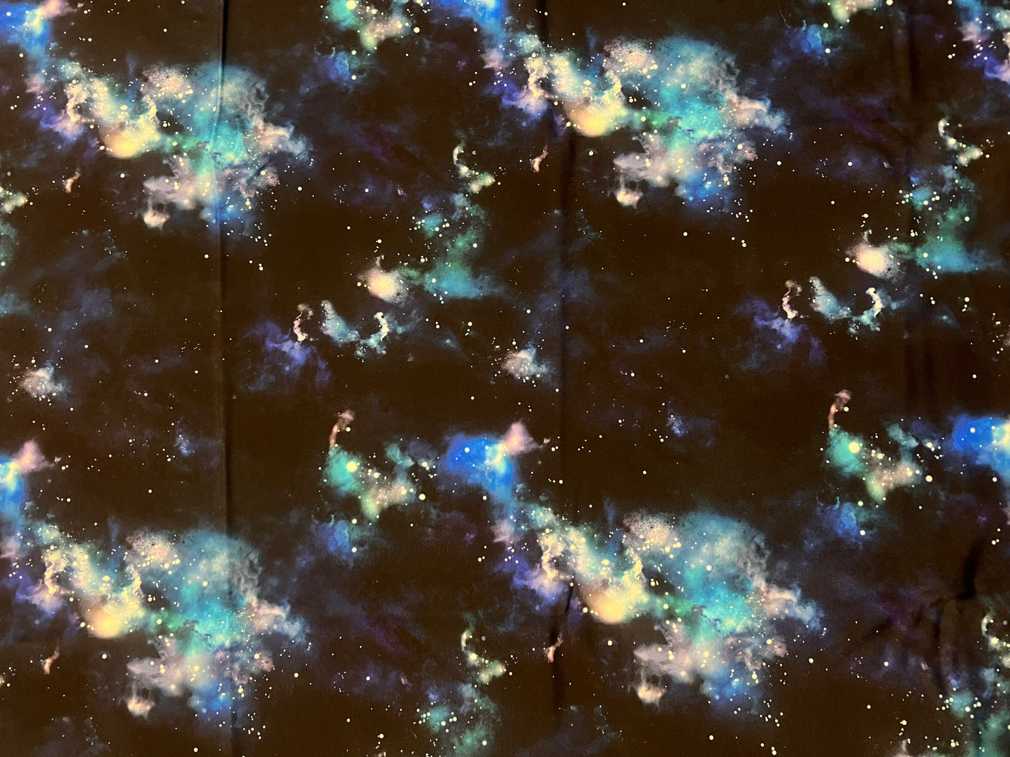 New space galaxy design print on the best quality of nylon spandex58/60”sold by the YD.Ships worldwide from Los Angeles California USA