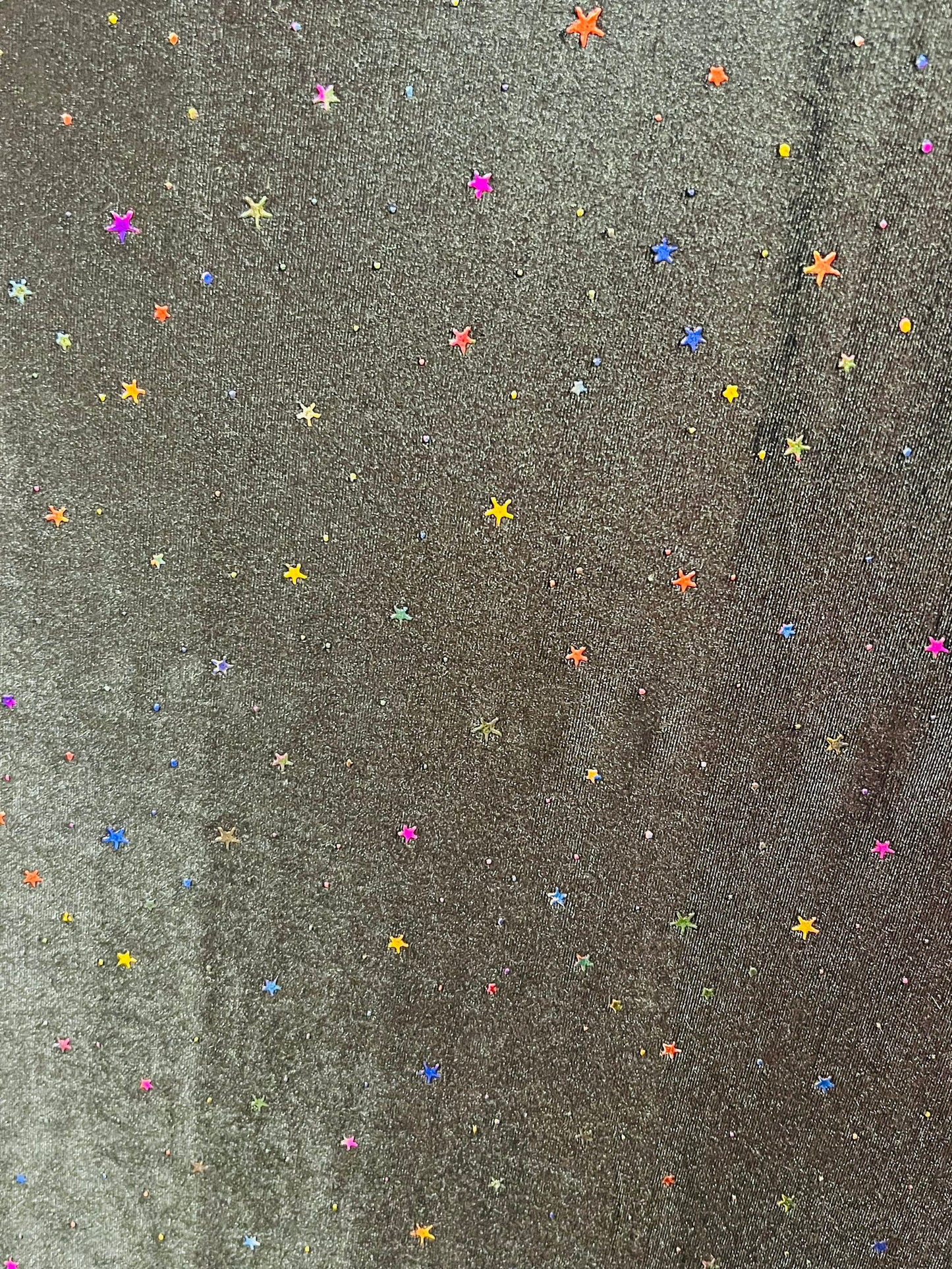 Stretch velvet with small stars design metallic 4-way stretch 58/60”sold by the YD. Ships worldwide from Los Angeles California USA