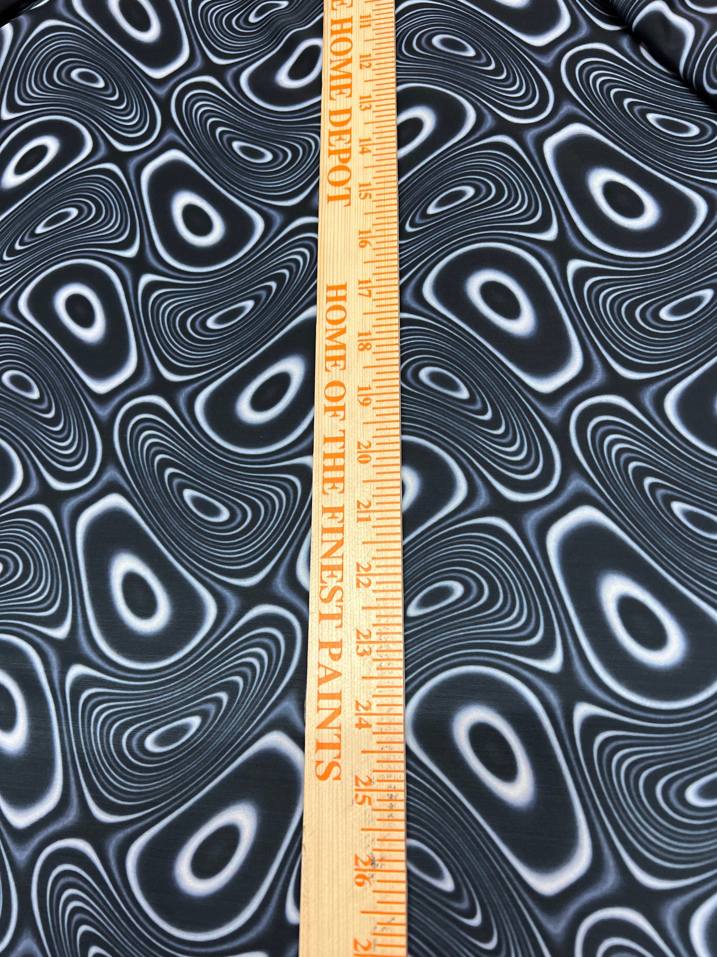 New Blank and White Abstract print on the best quality of nylon spandex 4-way Stretch 58/60”sold by the yard.Ships worldwide from LA CA.