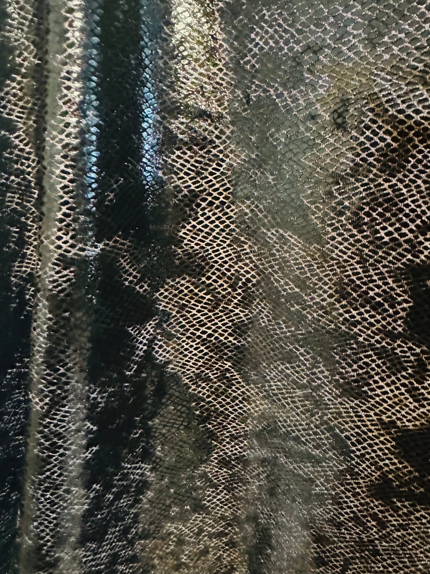 New Reptile Scales design print on metallic stretch velvet poly spandex 4way stretch 58/60” by the YD.Ships worldwide from Los Angeles CA.