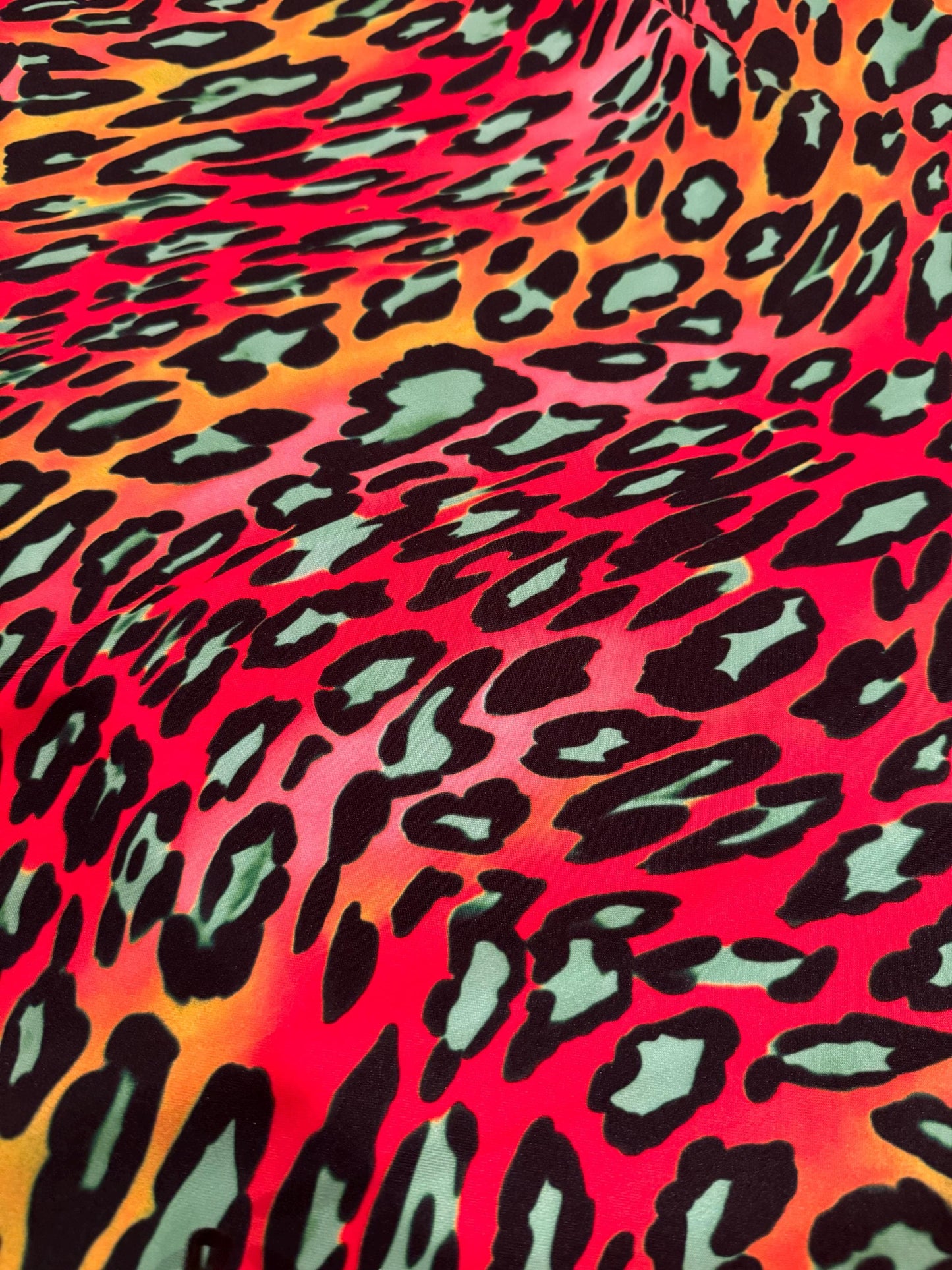 New Exotic leopard design print on the best quality of nylon spandex 4-way stretch 58/60”Sold by the YD.Ships worldwide from Los Angeles CA.