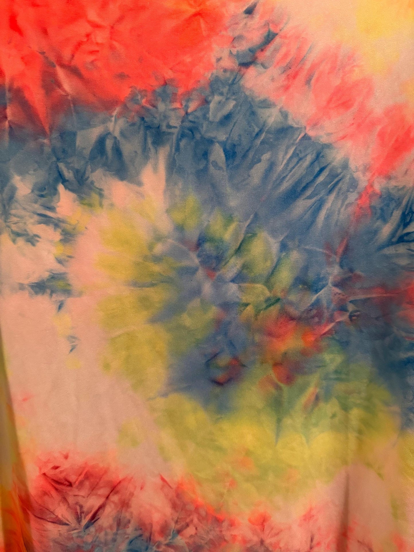 New Tie Dye design print on the best quality of poly spandex 4-way stretch 58/60”Sold by the YD.Ships worldwide from Los Angeles CA.
