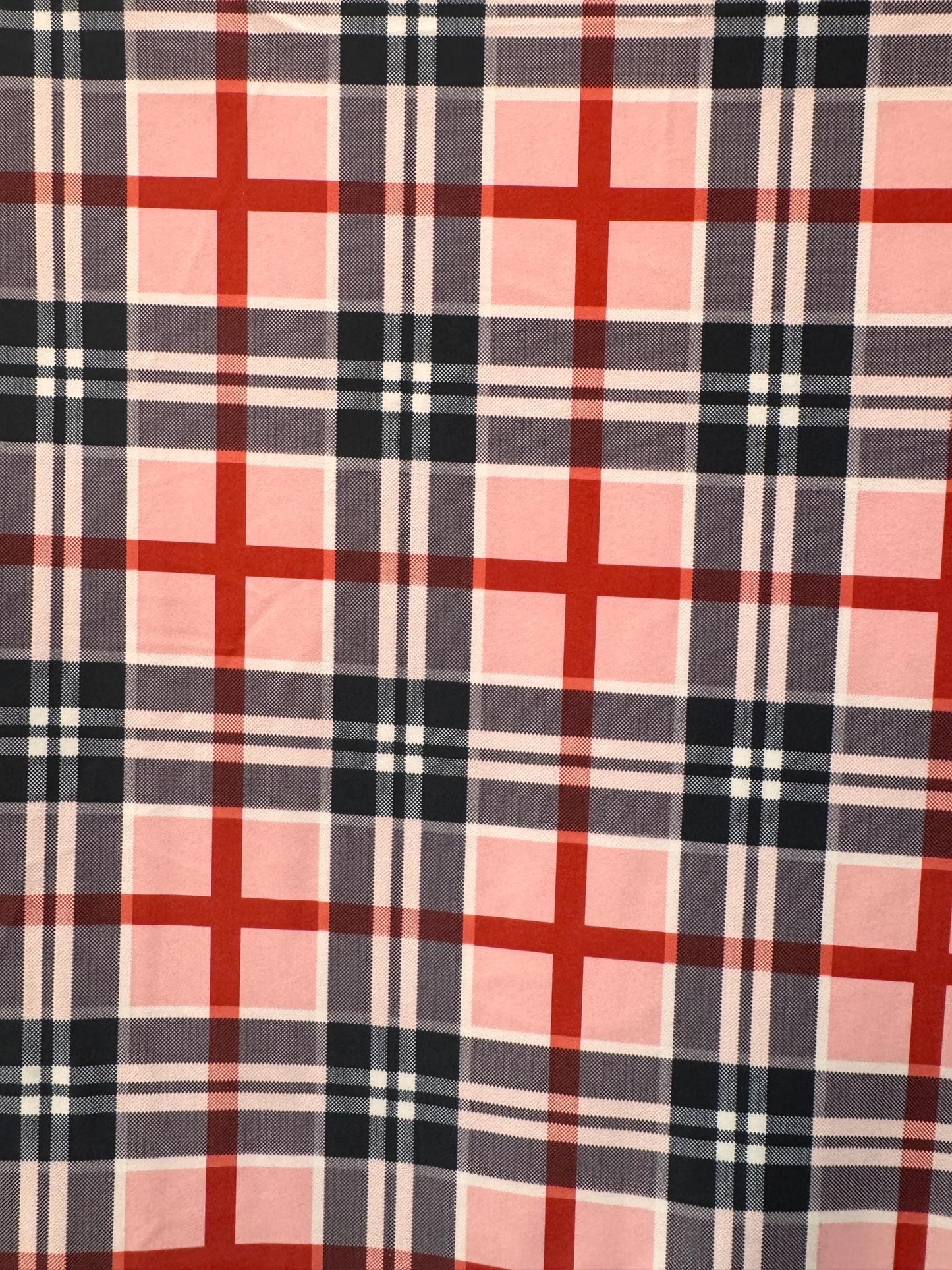 New Tartan plaids pattern design print on the best quality nylon spandex 4- way stretch 58/60”solid by the YD. ships Worldwide from LA USA.