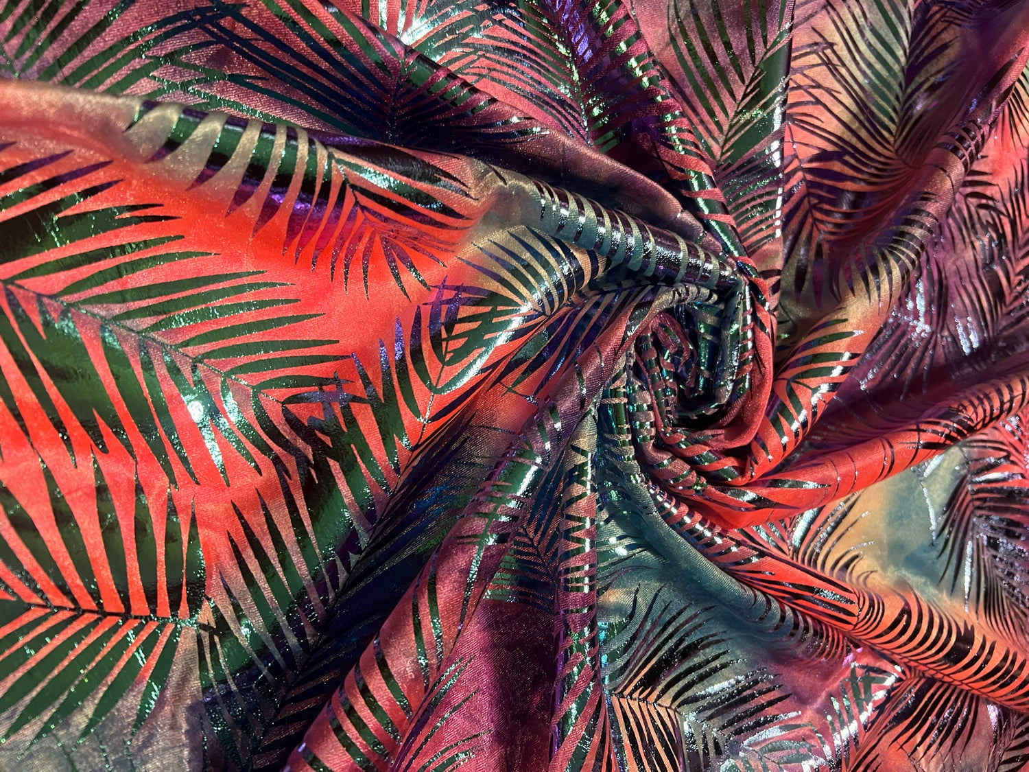 METALLIC STRETCH VELVET PRINTS