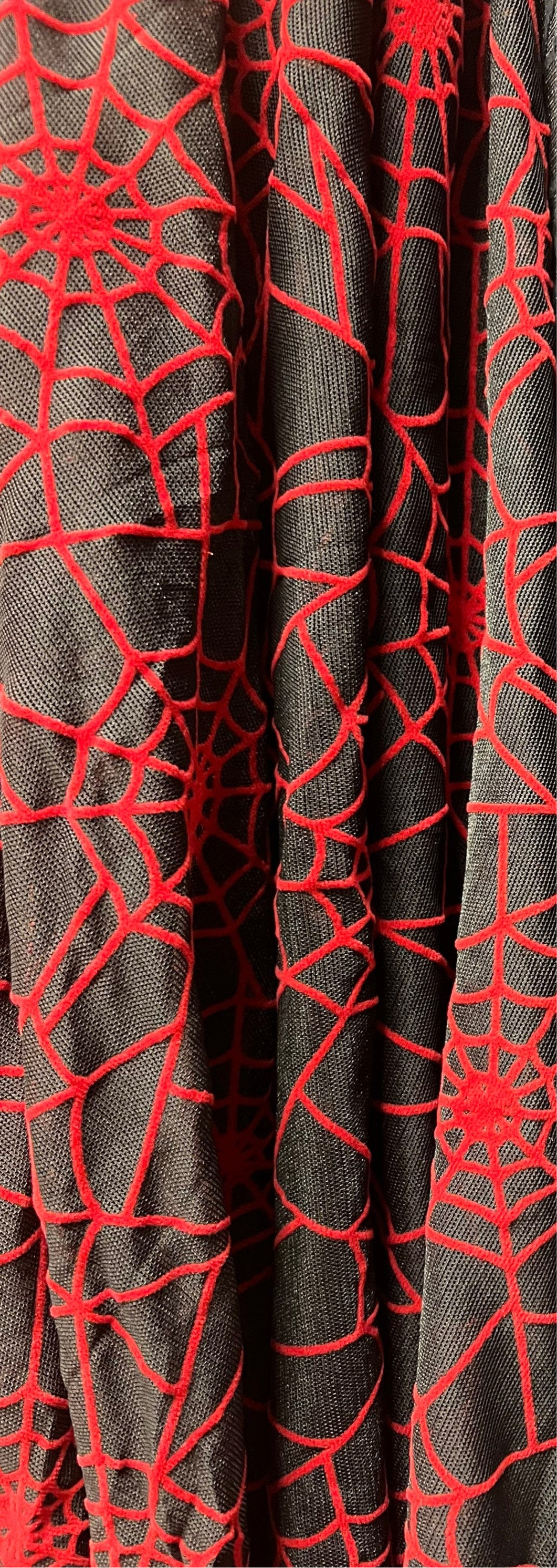 New spider web pattern design print on power mesh nylon spandex 4-way stretch 58/60”Sold by the YD.Ships worldwide from Los Angeles USA