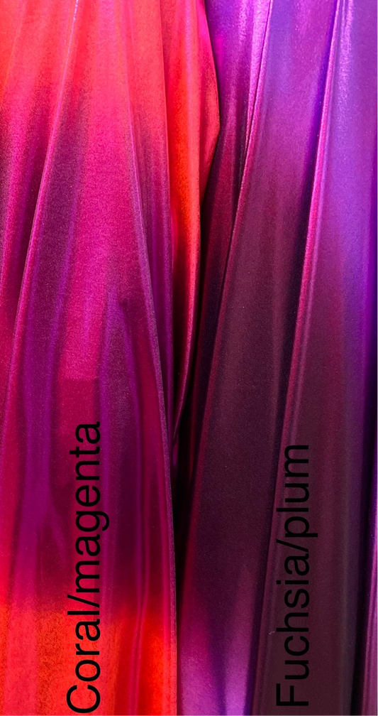 New Ombré design print on the best quality of nylon spandex with foil metallic 4-way stretch 58/60”Sold by the YD.Ships worldwide from LA