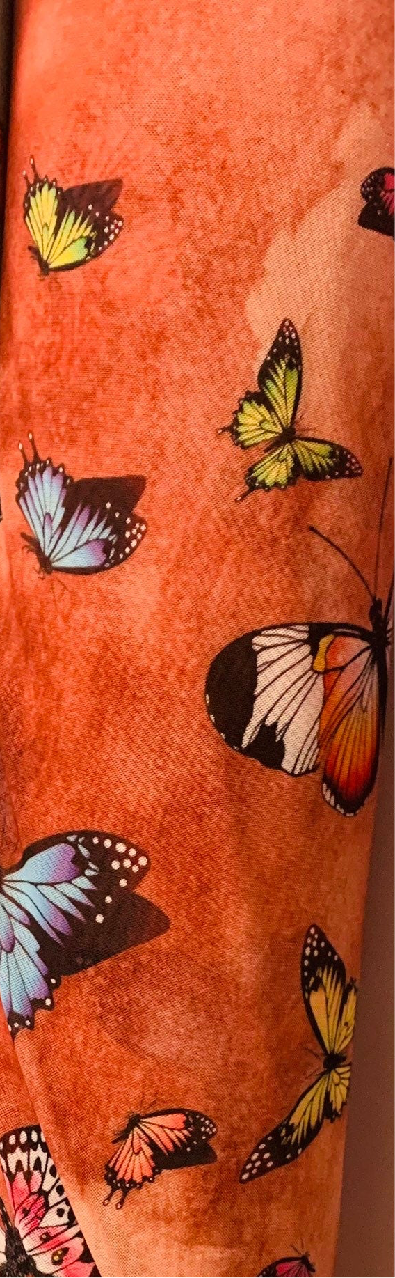 Pretty butterfly design print on power mesh 4-way stretch 58/60”sold by the YD.ships worldwide from Los Angeles California USA