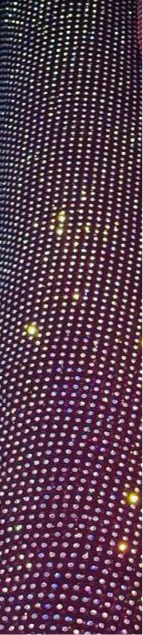 Luxury Power Mesh with iridescent Rhinestones rhinestone embroidered on the best quality of nylon spandex mesh 4-way stretch 58/60”
