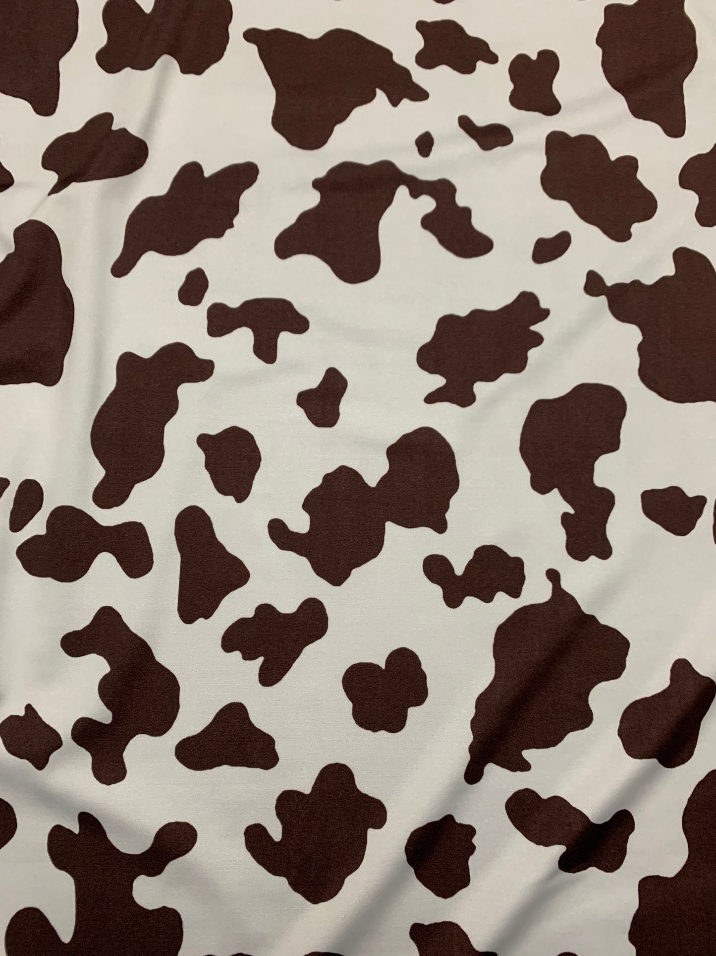 Beautiful cow design print on best quality of nylon spandex 4-way stretch 58/60”sold by the YD. ships Worldwide from Los Angeles CA USA.
