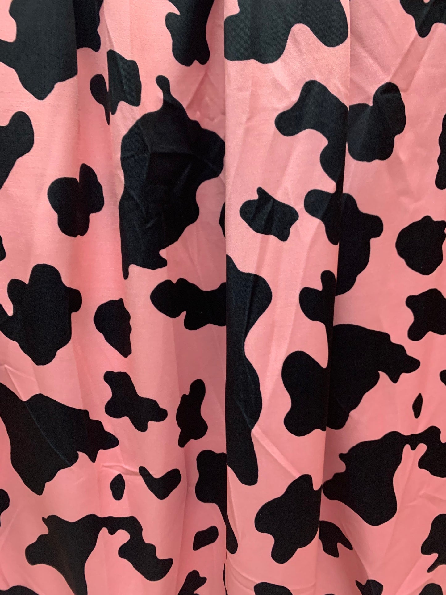 Beautiful cow design print on best quality of nylon spandex 4-way stretch 58/60”sold by the YD. ships Worldwide from Los Angeles CA USA.