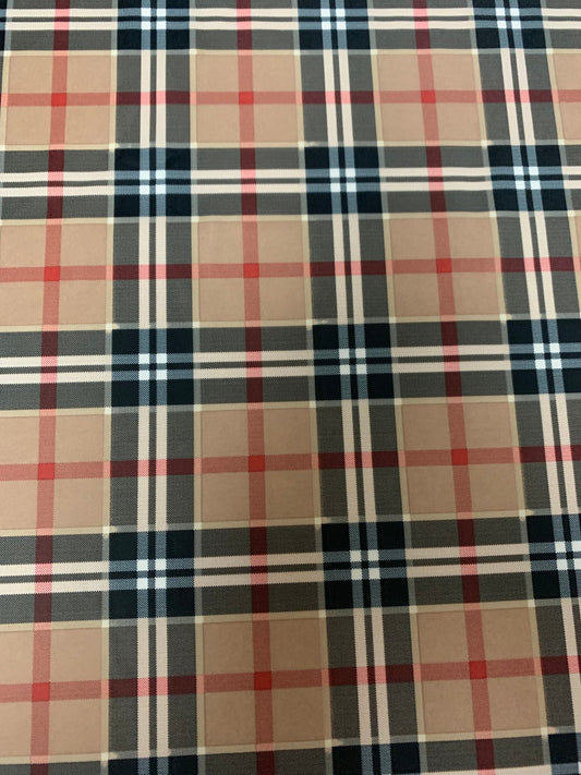 Pretty plaid tartan design print on the best quality nylon spandex 4-way stretch 58/60”sold by the YD. ships worldwide from Los Angeles CA