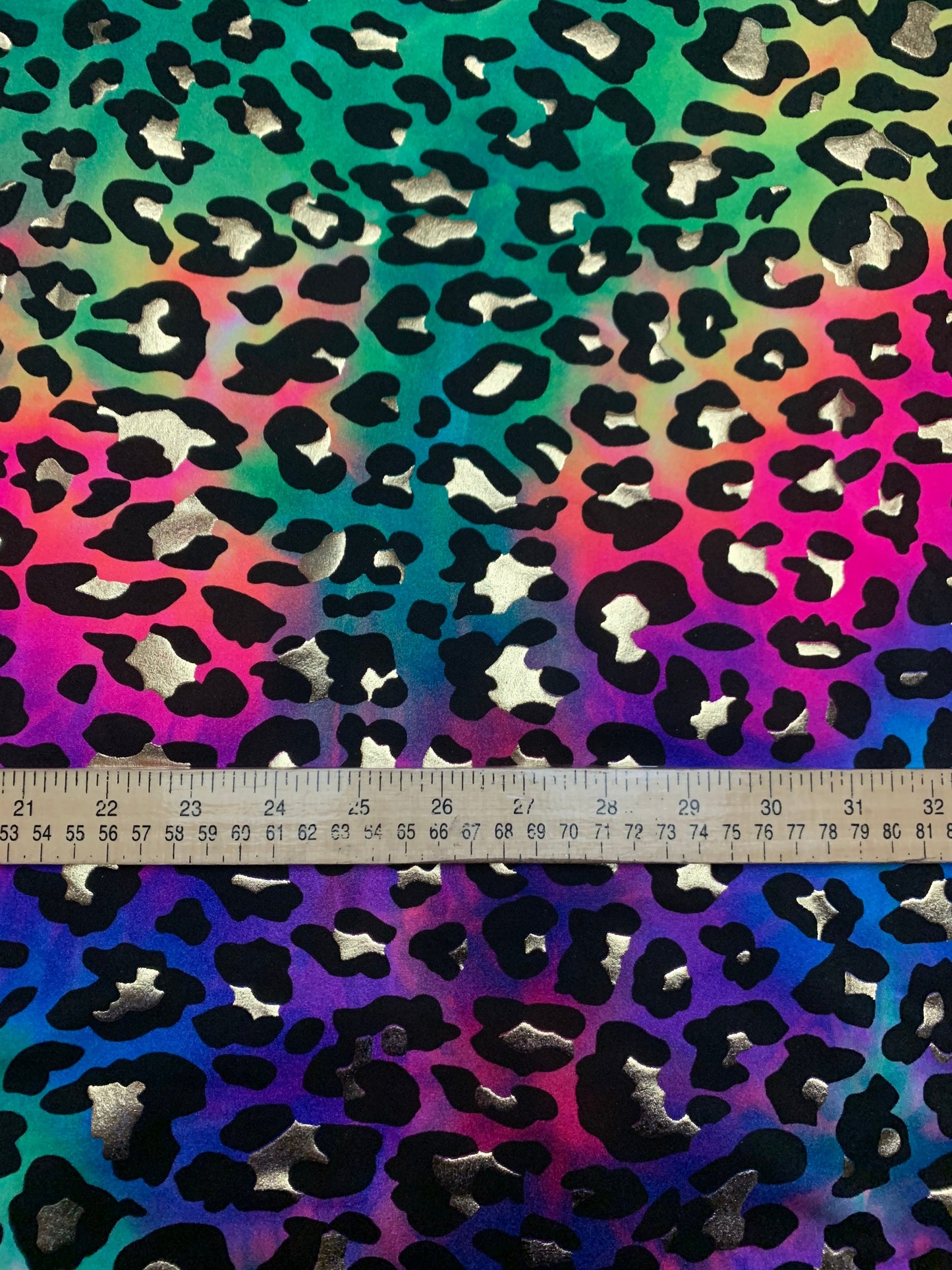 New Leopard tie dye color print on the best quality nylon spandex 4-way stretch 58/60”sold by the YD. ships worldwide from Los Angeles CA.