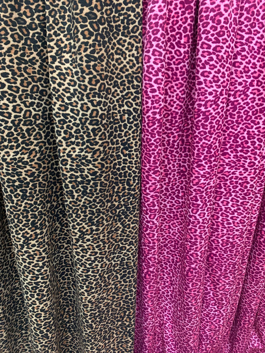 Small cheetah design print on the best quality nylon spandex 4-way stretch 58/60”sold by the YD.ships worldwide from Los Angeles CA USA.