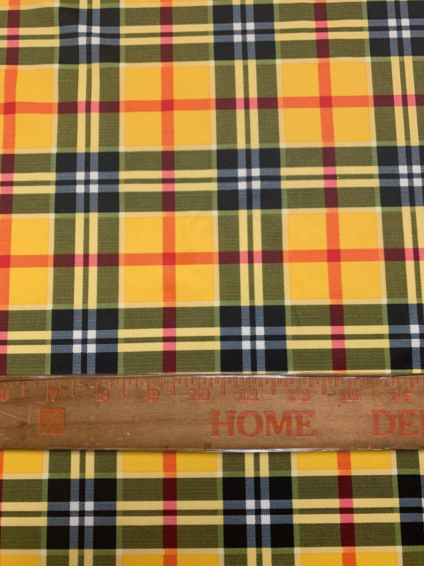 Plaid tartan design print on the best quality nylon spandex 4- way stretch 58/60”solid by the YD. ships Worldwide from Los Angeles ca USA.