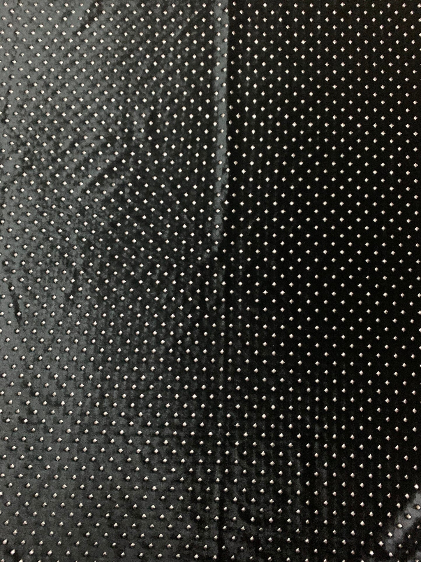 Metallic dots stretch velvet design 4-way stretch 59/50”sold by the YD. ships worldwide from Los Angeles California USA