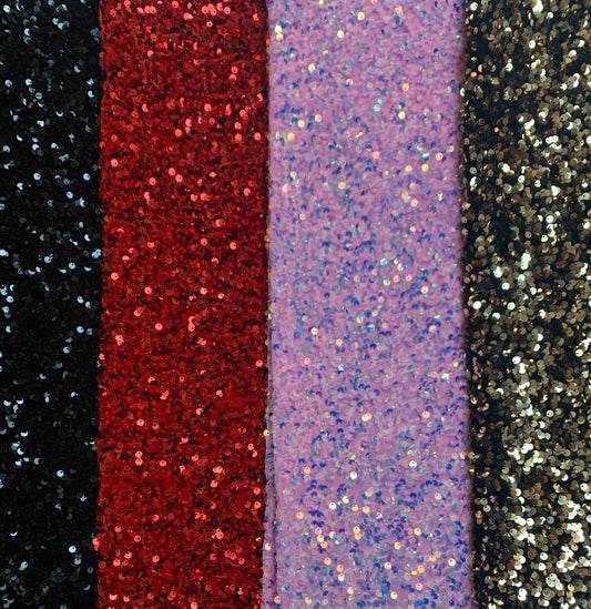 Luxury stretch velvet with shiny sequins 2-way stretch 58/60”sold by the YD.ships worldwide from Los Ángeles California USA