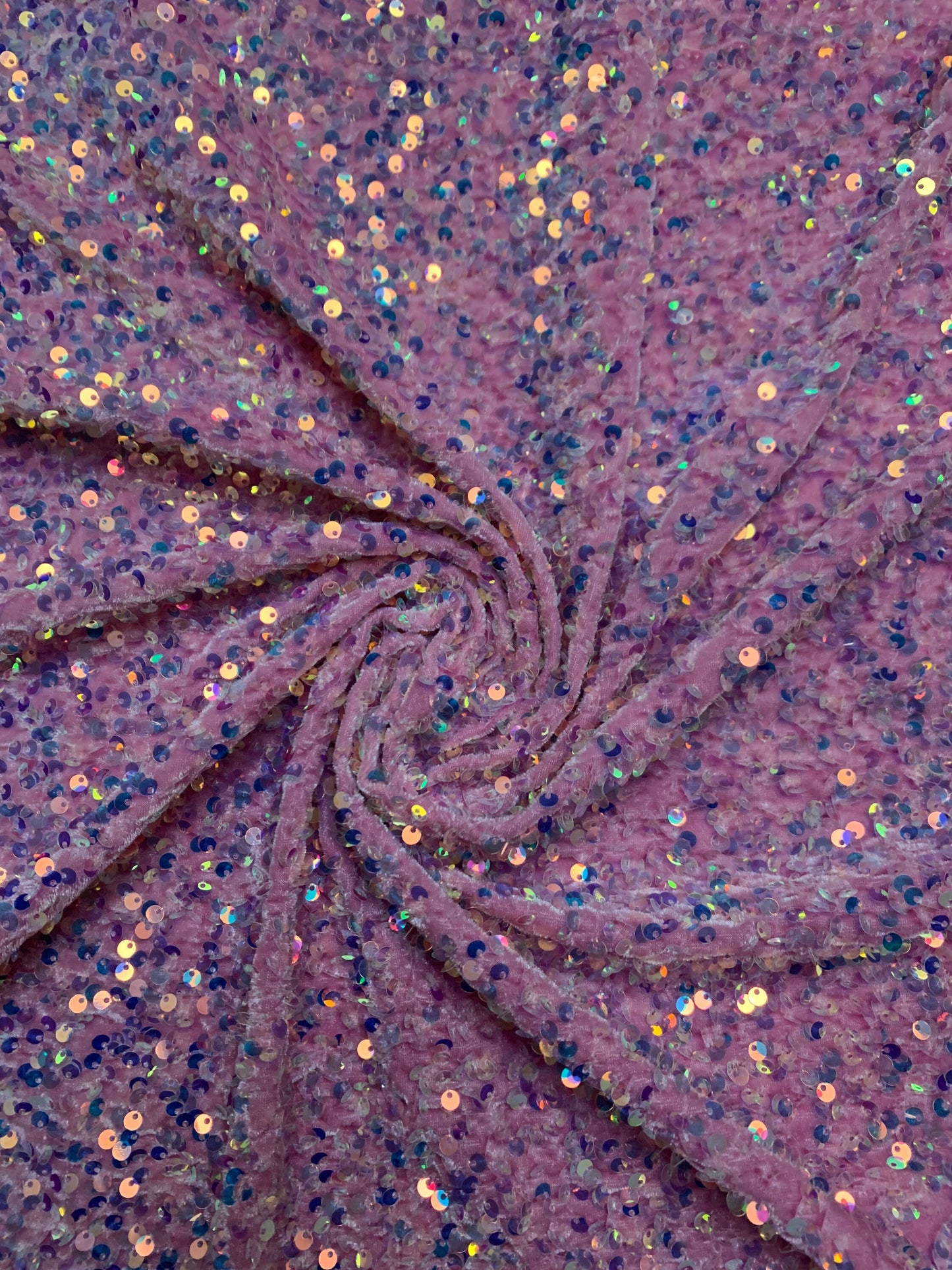 Luxury stretch velvet with shiny sequins 2-way stretch 58/60”sold by the YD.ships worldwide from Los Ángeles California USA