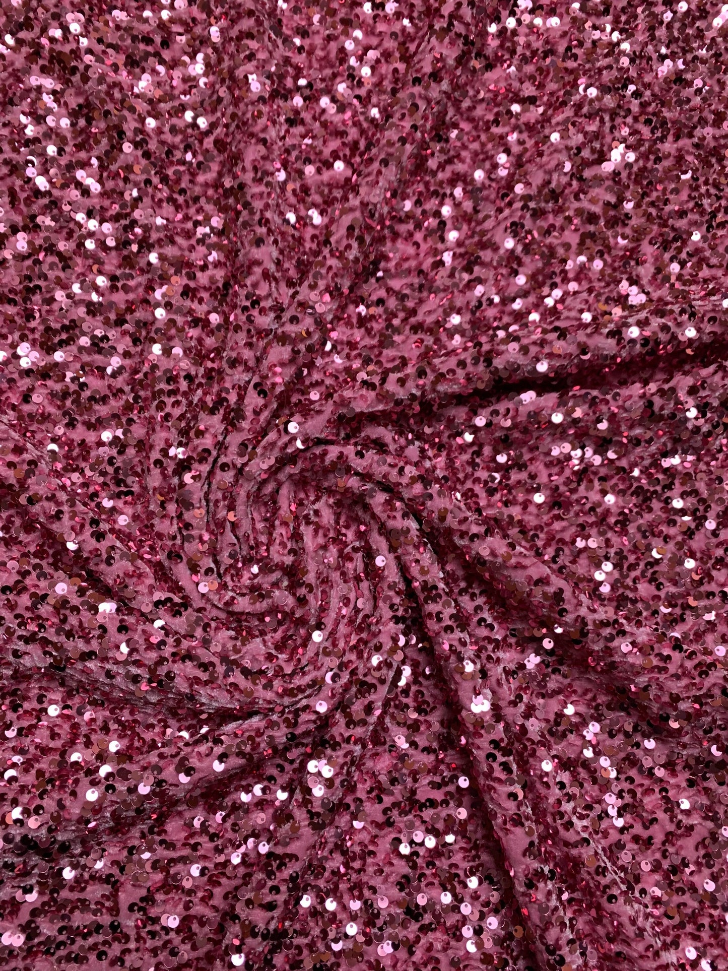 Luxury stretch velvet with shiny sequins 2-way stretch 58/60”sold by the YD.ships worldwide from Los Angeles California USA