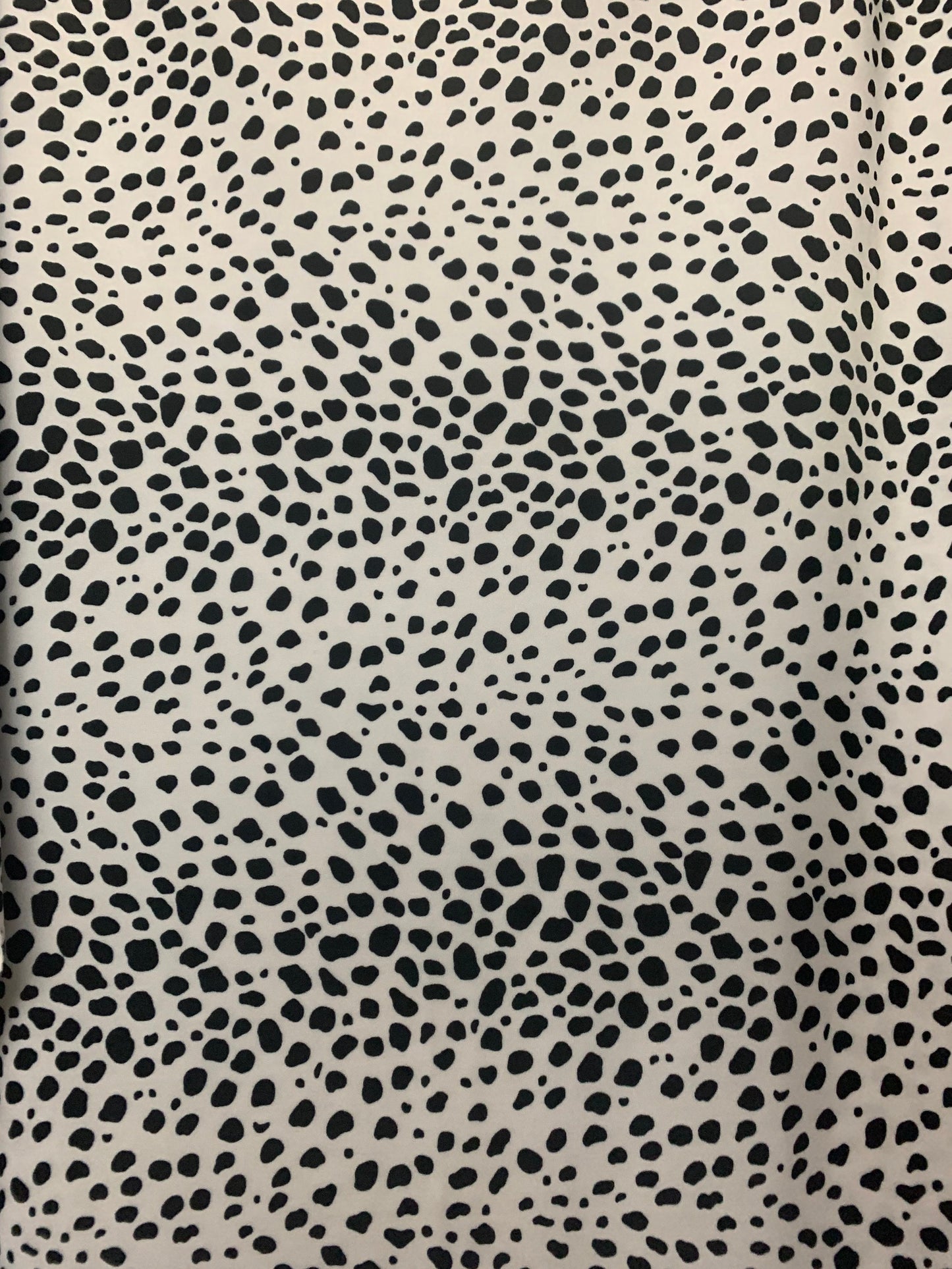 Pretty Dalmatian design print on the best quality of nylon spandex 4-way stretch 58/60”sold by the YD.ships worldwide from Los Angeles CA.