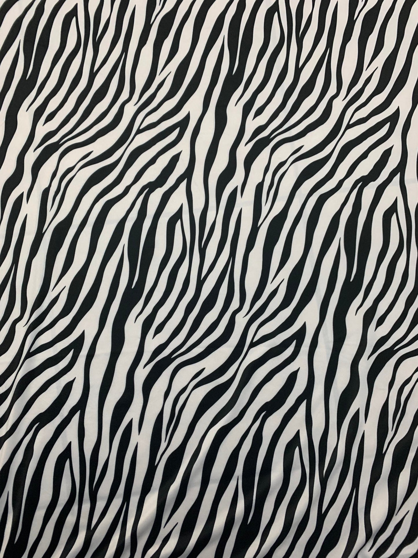 Zebra skin design print on the best quality of nylon spandex 4-way stretch 58/60”sold by the YD.ships worldwide from Los Angeles  CA USA.