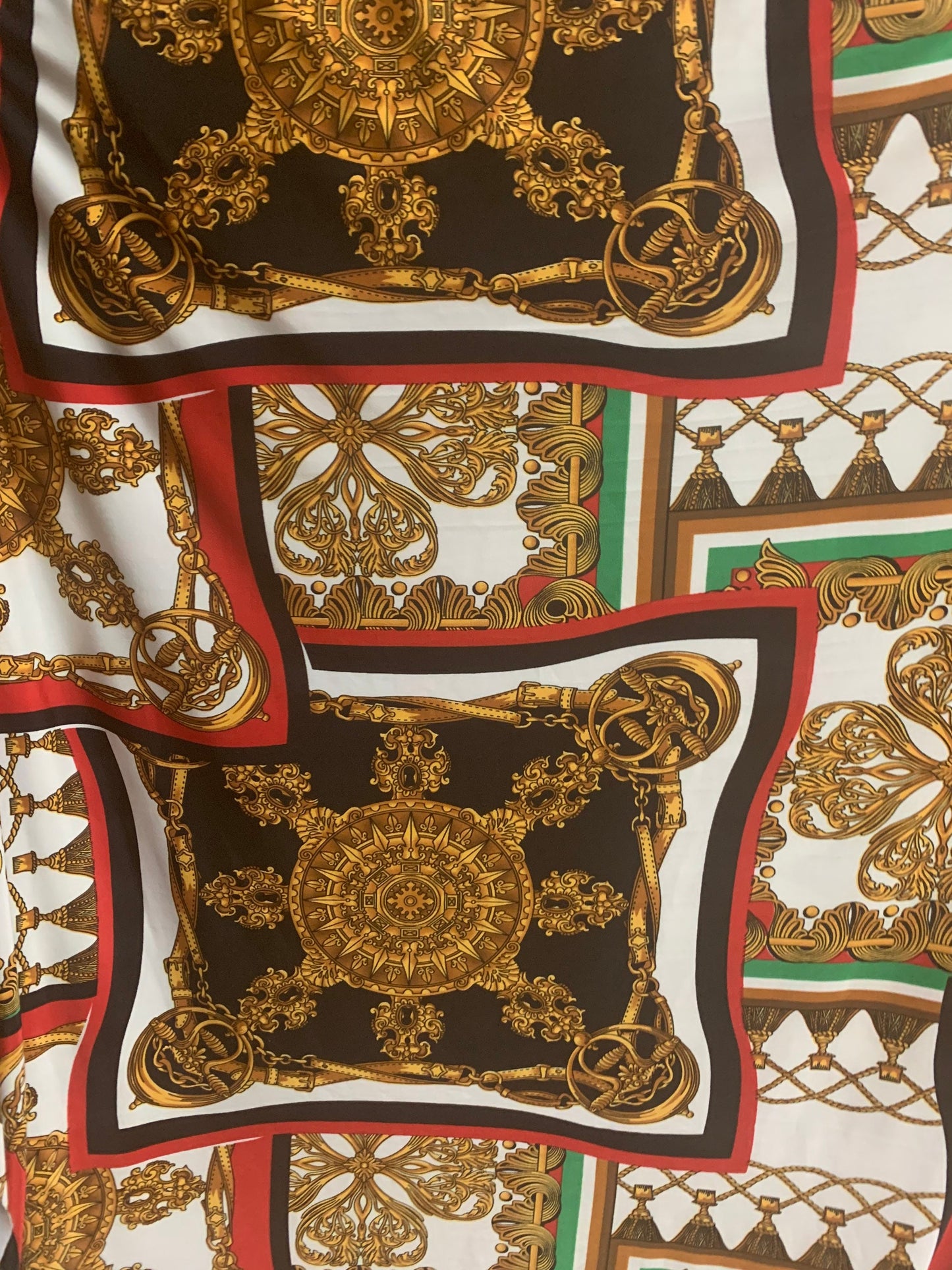 Modern fashion design print on the best quality of poly spandex 4-way stretch 58/60. Ships worldwide from Los Angeles California USA.