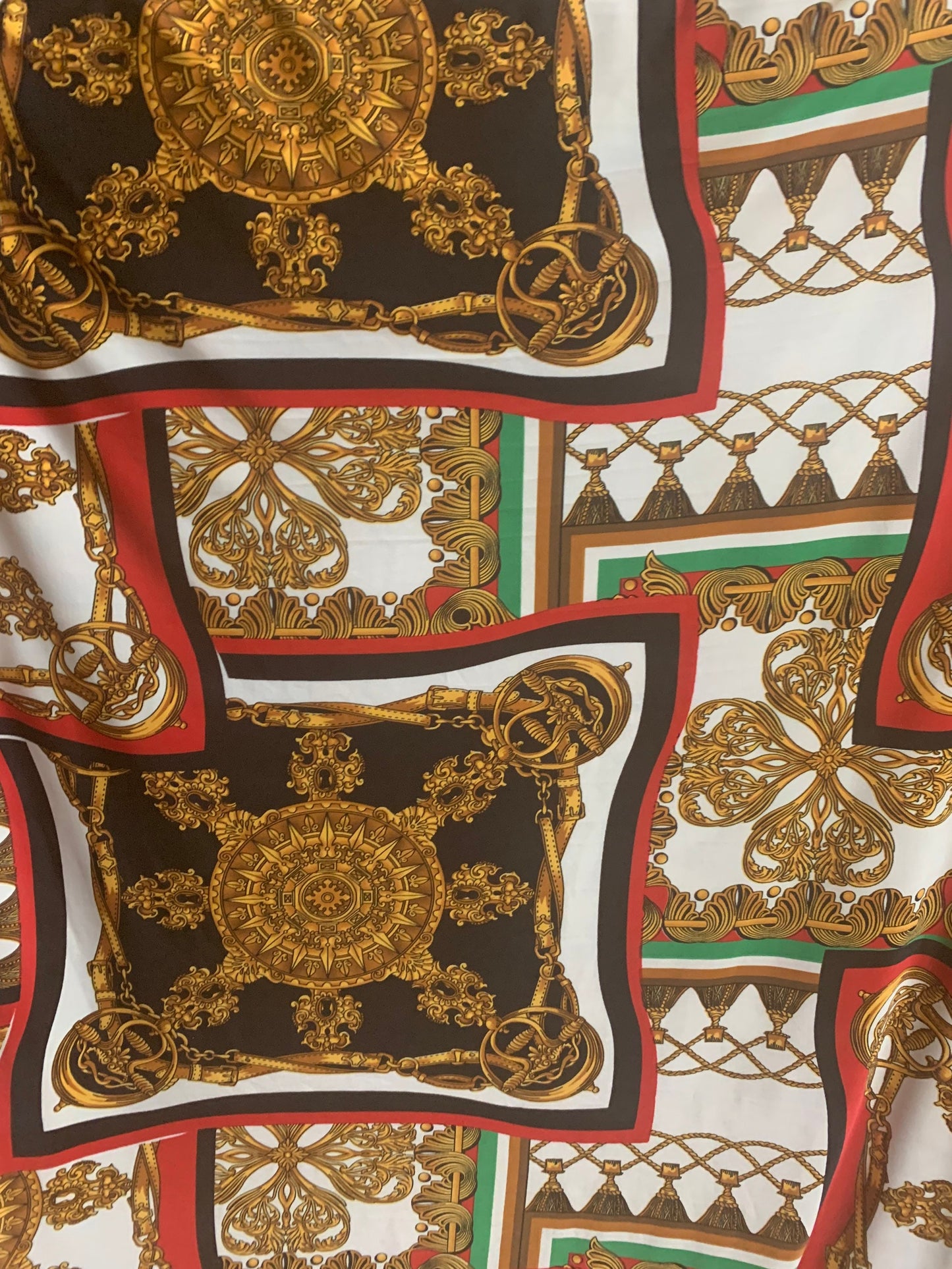 Modern fashion design print on the best quality of poly spandex 4-way stretch 58/60. Ships worldwide from Los Angeles California USA.