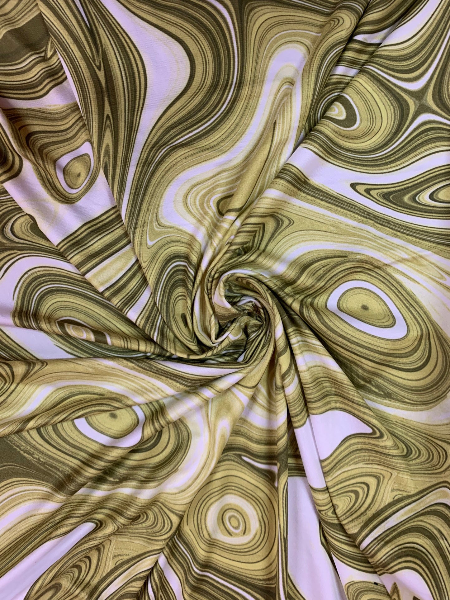 Lava abstract design print on the best quality of nylon spandex 4-way stretch 58/60”sold by the YD.ships Worldwide from Los Angeles CA USA.