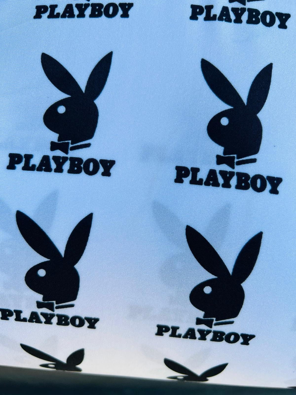 New bunny pattern design print on the best quality of nylon spandex 4-stretch 58/60 sold by the YD. Ships Worldwide from Los California USA