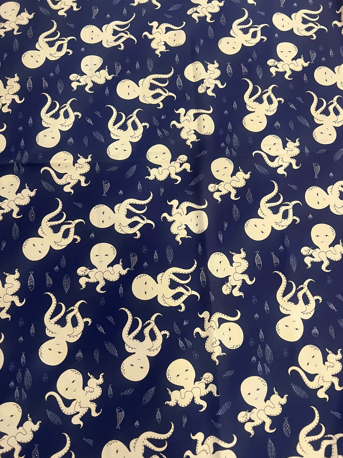 Sea Octopus pattern design print on the best quality of nylon spandex 4-way stretch 58/60”sold by the YD.Ships worldwide from Los Angeles CA