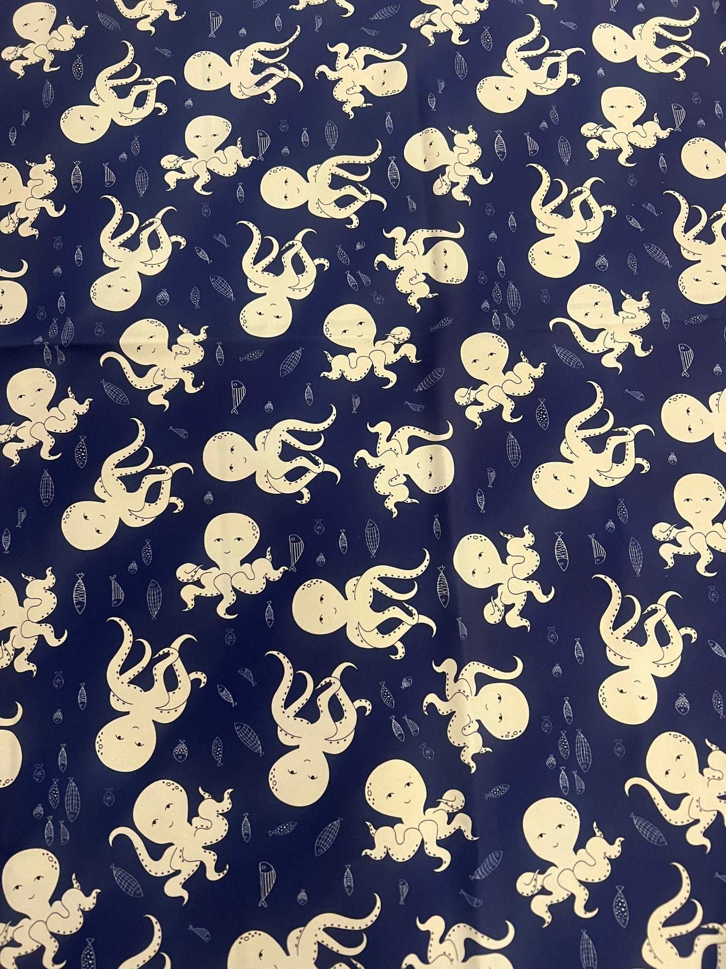 Sea Octopus pattern design print on the best quality of nylon spandex 4-way stretch 58/60”sold by the YD.Ships worldwide from Los Angeles CA