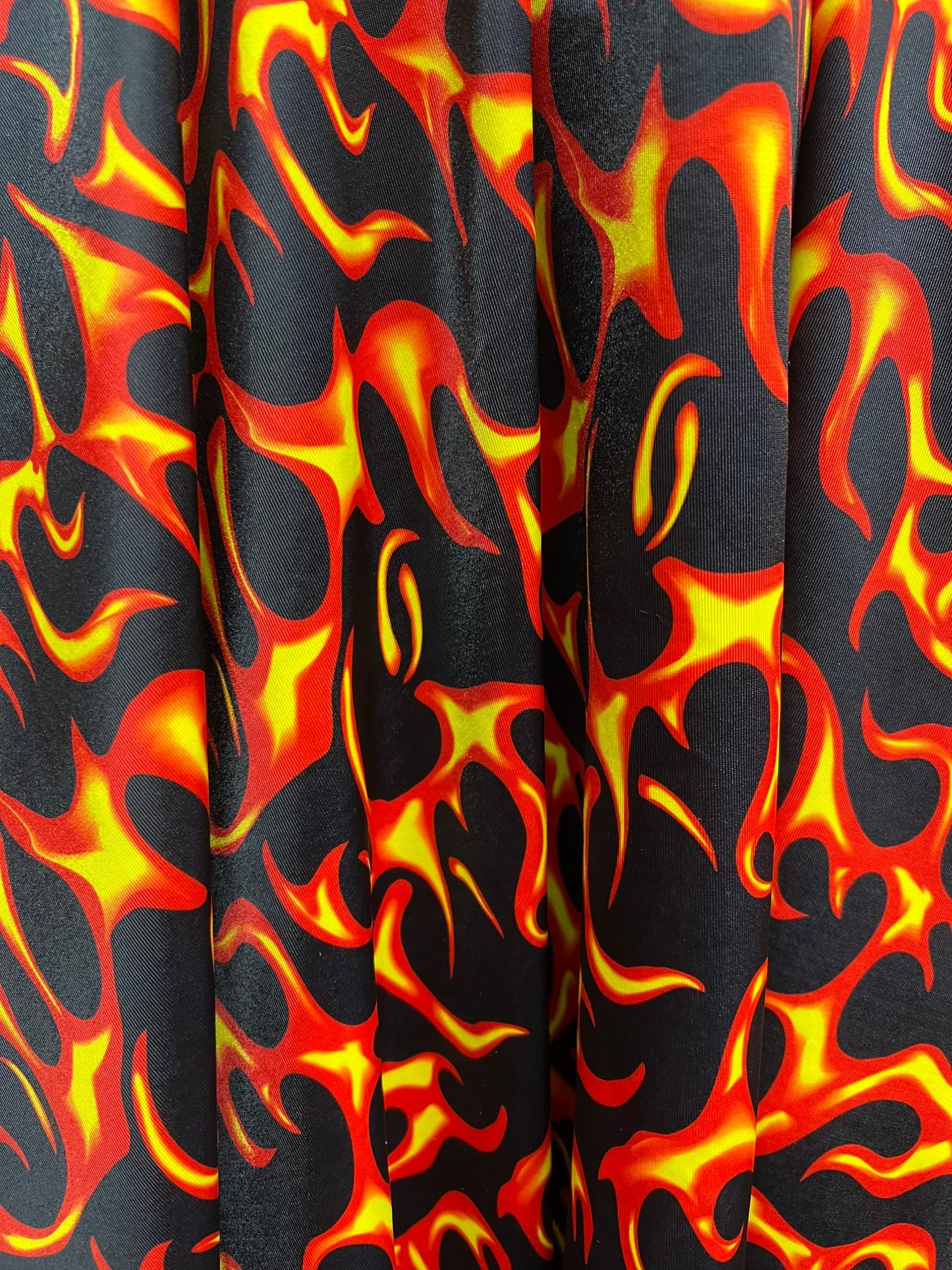 New Flame pattern design print on the best quality of nylon spandex 58/60”Sold by the YD.Ships worldwide from Los Angeles California USA