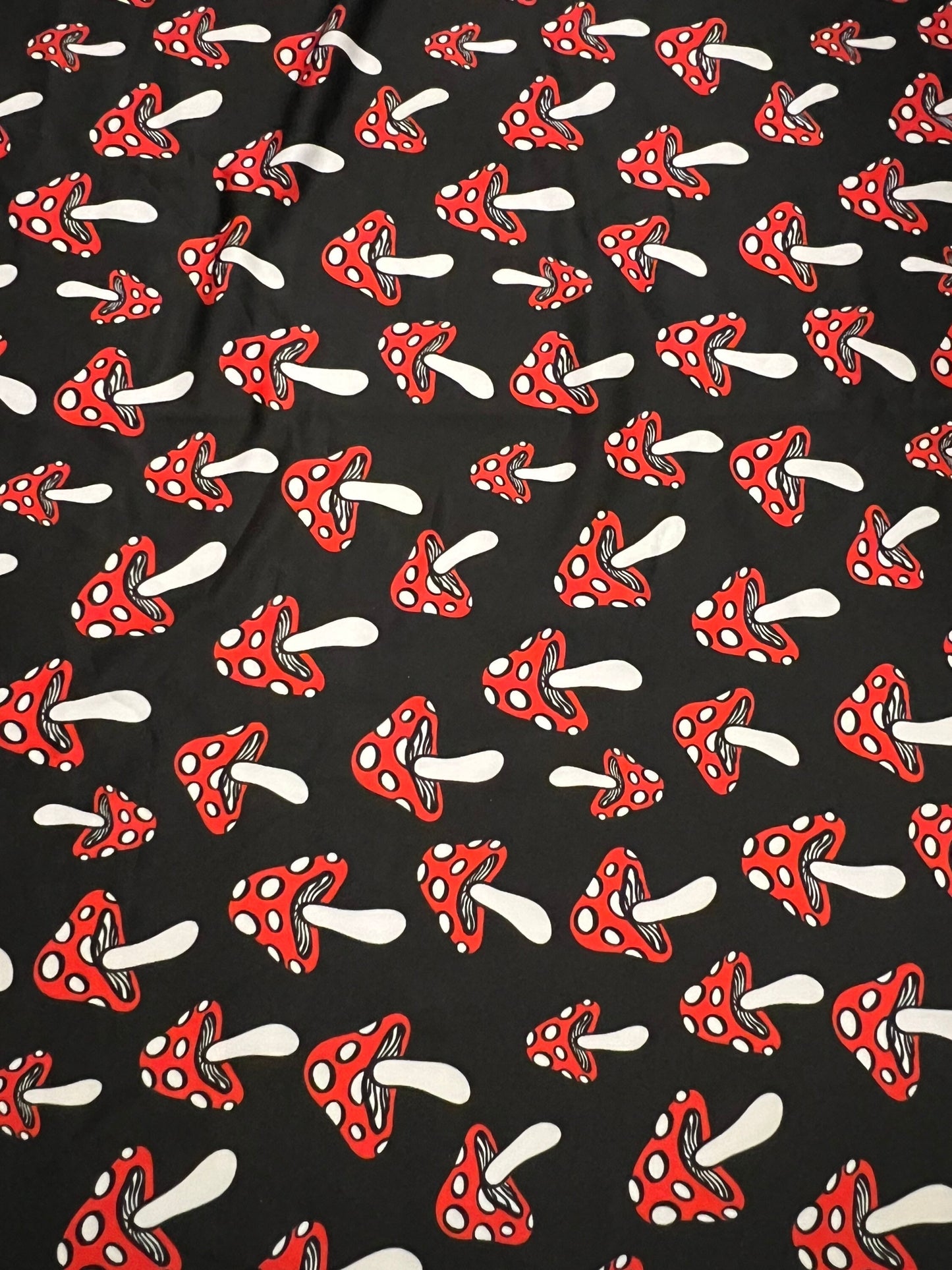 New Mushrooms Pattern design print on the best quality of nylon spandex 4-way stretch 58/60”Sold by the YD. Ships worldwide from Los Angeles