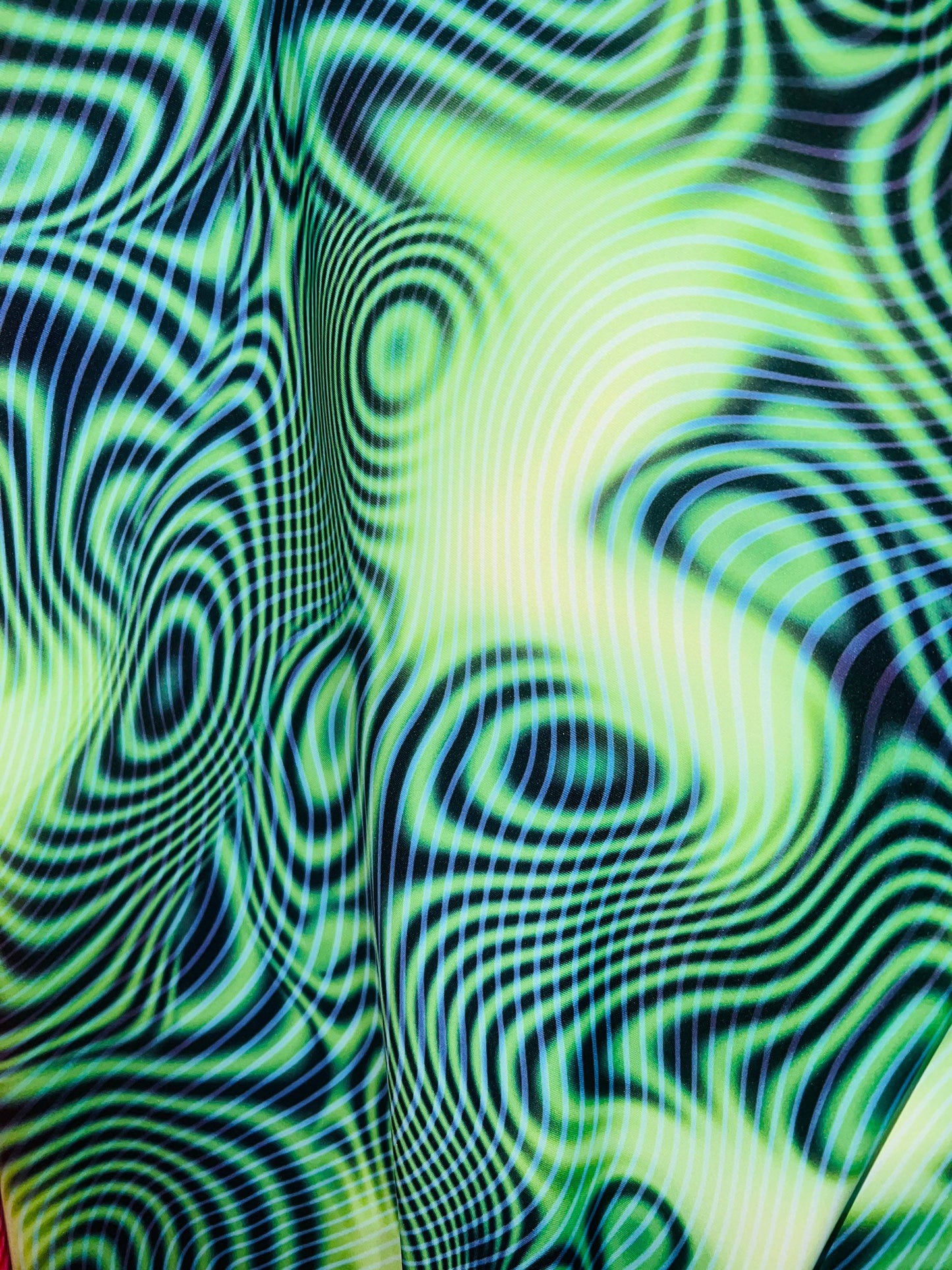 New swirl abstract design print on the best quality of nylon spandex 4-stretch 58/60”Sold by the YD.Ships worldwide from Los Angeles CA.