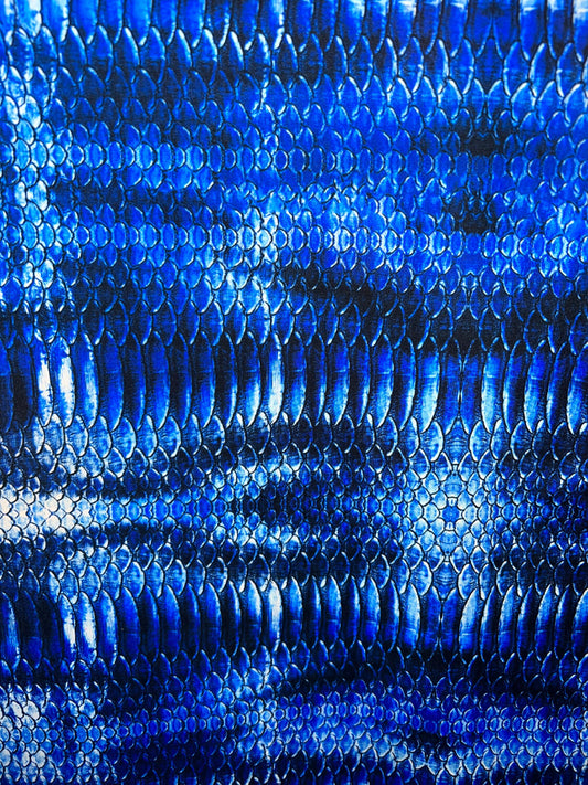 New Snake skin cobra design print on the best quality of nylon spandex 4-way Stretch 58/60”Sold by the YD.Ships worldwide from Los Angeles