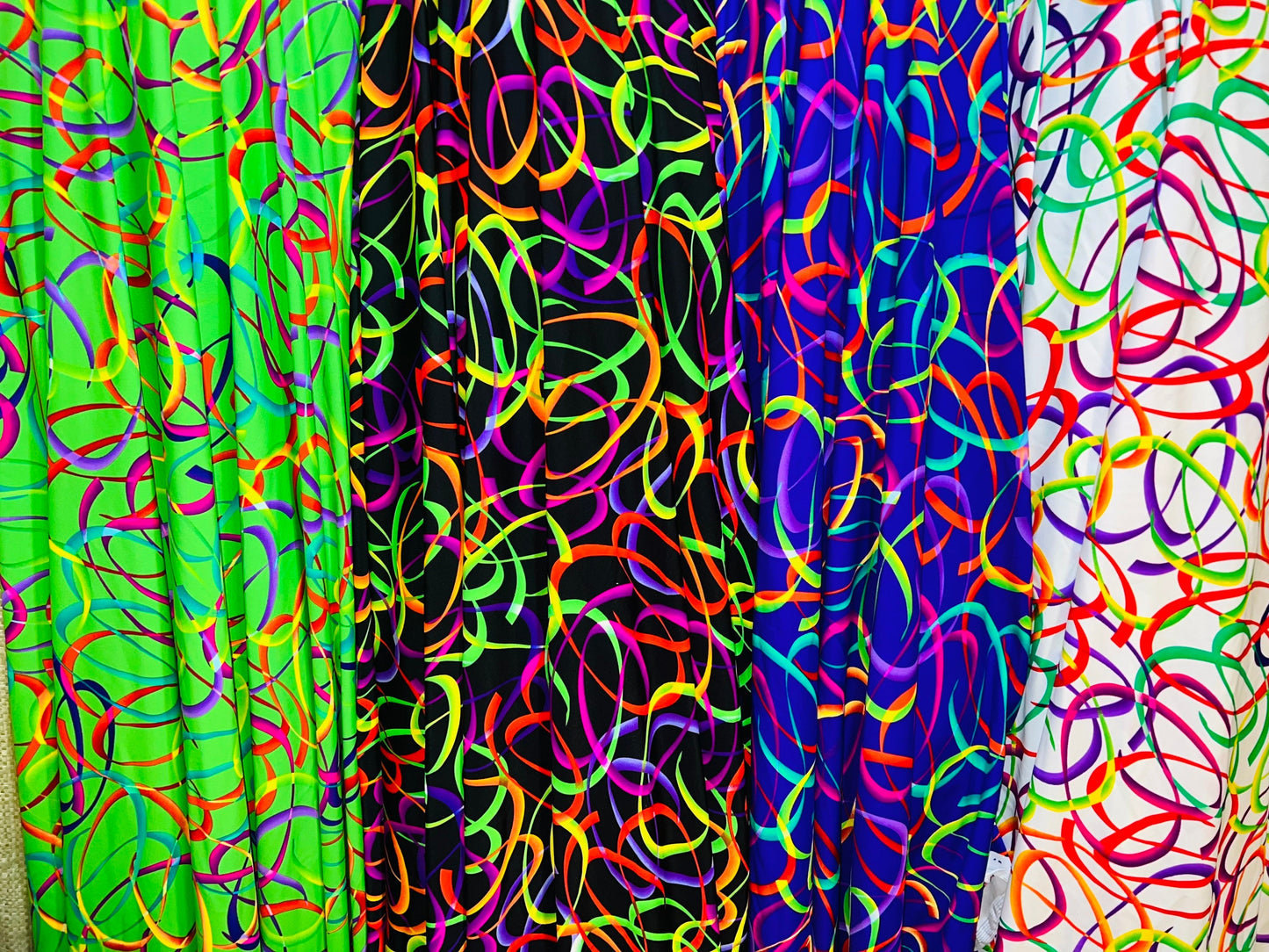 New Confetti party design print on the best quality of nylon spandex 4-way stretch 58/60”Sold by the YD.Ships worldwide from Los Angeles CA